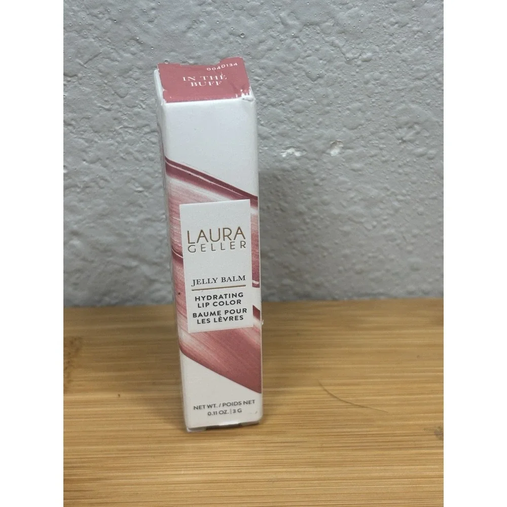 Laura Geller Jelly Balm Hydrating Lip Color In The Buff 0.11 oz / 3g New In Box